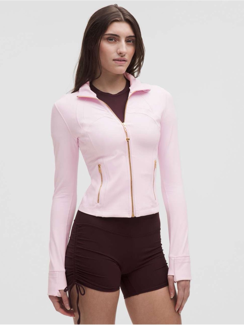 Lululemon Define Cropped Jacket *Nulu
Pink Organza / Gold / Gold